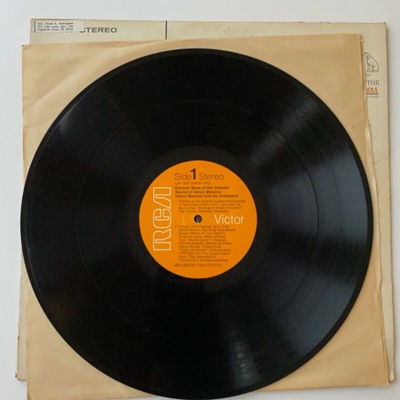 Lot 2 Henry Mancini Vinyl LP Mancini Country / Encore More of The Concert Sound - Picture 7 of 10